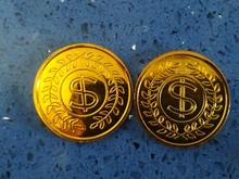 50 Uds de Bitcoin tesoro de oro monedas capitán pirata fiesta Cofre del Tesoro pirata niño tesoro pecho Moneda de dinero