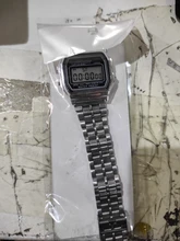 Reloj de correa de acero F91W para mujer, Digital, LED, Vintage, deportivo, militar, electrónico, regalo de San Valentín