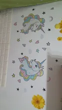 Stickers Decor Removable Unicorn Wall-Decals Nursery Birthday-Party-Favor Kids Bedroom