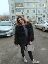 FQLWL-abrigo de piel sintética para mujer, abrigo de talla grande, negro, blanco, rosa, abrigo de peluche, chaqueta de piel para mujer, ropa exterior peluda para Otoño e Invierno