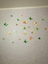 Wall-Stickers House-Decoration Living-Room Butterfly 12PCS Pvc 3d for High-Quality