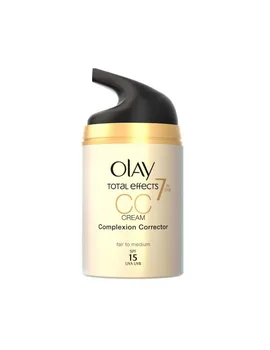 Olay Total Effects 7 in 1 CC Cream Anti-Aging Clear Tone correction Medium SPF 15- 50 ml
Olay Total Effects 7 in 1 CC Cream Anti-Aging Clear Tone correction Medium SPF 15- 50 ml