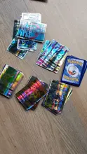 Pokemon GX-cartas brillantes TAKARA TOMY, juego de cartas VAMX de batalla, juguete para niños