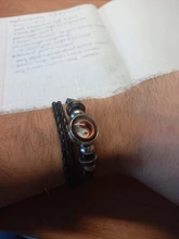 Yin Yang Tai Chi pulsera de cuerda blanco y negro trenzado brazalete brazaletes de cuero para las mujeres de los hombres