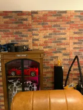 Decoración de pared del hogar Retro 3D ladrillo papel tapiz Bar restaurante decoración para las paredes del salón DIY autoadhesivo adhesivo impermeable para pared