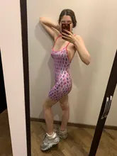 Chicology-Mono corto ajustado con estampado de dólares para mujer, pantalones cortos, ropa de calle sexi, pantalón corto de neón para mujer 2020