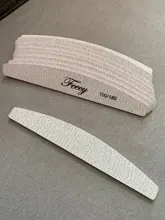 Archivo de clavo de doble lado de la lima de uñas Buffer 100/180 Trimmer de búfer en el arte de uñas Ongle de uñas arte herramienta