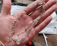 Tobillera con lentejuelas de cristal bohemio para mujer, pulsera de tobillo hecha a mano, cadena de pie para playa, joyería para pies descalzos