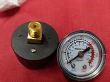 Compresor de aire, manómetro de fluido hidráulico neumático, 0-12Bar/0-180PSI, alta calidad