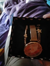 Conjunto de relojes de pulsera para mujer, relojes analógicos de cuarzo de oro rosa, correa de acero inoxidable, femenino