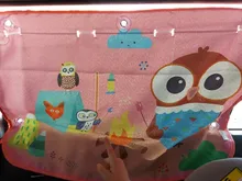 Cubierta de cortina de dibujos animados de coche para niños, cortina de bloqueo lateral, cortina de parasol extensible, estilo de coche, 70x50cm