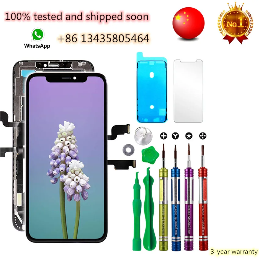 Wholesale LCD Display Suitable for iPhone X XR XS XSMAX Plus LCD touch screen and replaceable LCD full screen
Wholesale LCD Display Suitable for iPhone X XR XS XSMAX Plus LCD touch screen and replaceable LCD full screen