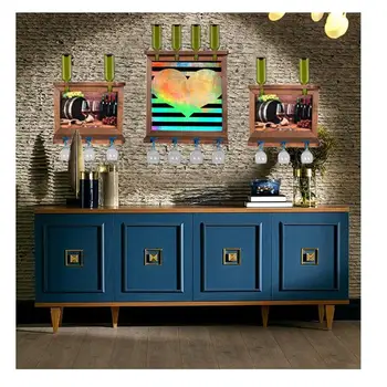 Wall Art Picture Wall Mounted Wine Whiskey Beer Bottle Rack Holder Kitchen Bar Living Room Exhibition Wine Rack Wall Decor 3 pcs 
Wall Art Picture Wall Mounted Wine Whiskey Beer Bottle Rack Holder Kitchen Bar Living Room Exhibition Wine Rack Wall Decor 3 pcs