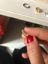 WOOZU-pendientes pequeños de cobre con circonita incrustada, pendientes geométricos de cartílago falso, sin perforación, 100%, 1 Uds.