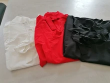 Fashion Summer Long Shirt Blouse Women Solid Red Chiffon Tops For Women Ladies Tunic