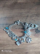 Pulsera SPN inspirada en la TV joyería Supernatural, brazalete de estrella, brazalete de espada, pulsera con cierre de garra de langosta, Sam, Dean, Winchester