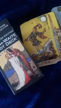 84 unids/set cartas del Tarot sin fronteras Smith juego de mesa de Tarot tarjetas inglés completo portátil amigo fiesta Mesa tarjetas de Juego de 4P