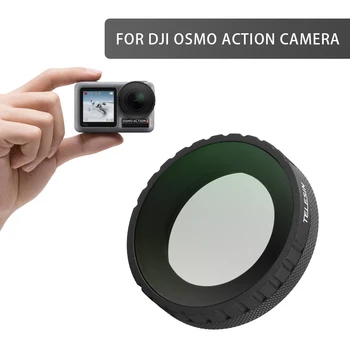 TELESIN Aluminium Alloy CPL Circular Polarizer Double-sided 18-Layer Optical Coating Filter For DJI Osmo Action Camera Accessory
TELESIN Aluminium Alloy CPL Circular Polarizer Double-sided 18-Layer Optical Coating Filter For DJI Osmo Action Camera Accessory