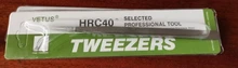 VETUS de acero inoxidable cejas pinzas extensión de pestañas postizas herramientas reparación hiperfina todo para la construcción de pestañas uñas pinzas