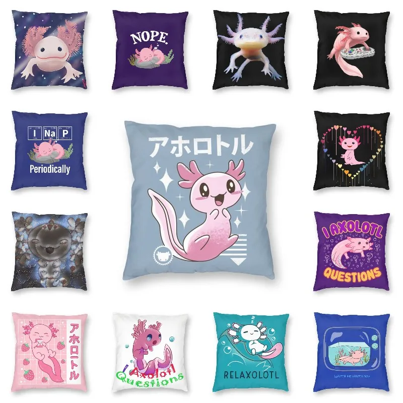 Kawaii Axolotl Square Throw Pillow Case Home Decorative Double Side Printing Ambystoma Mexicanum Cushion Cover for Living Room
Kawaii Axolotl Square Throw Pillow Case Home Decorative Double Side Printing Ambystoma Mexicanum Cushion Cover for Living Room