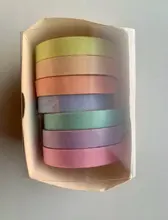 7 unids/set Creatove breve Raúl combinación de Color conjunto de cintas Washi Scrapbooking DIY cintas diario suministros para arte de papelería