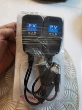 10 pares de transceptor Balun de alimentación de vídeo CCTV coaxial BNC, conector CAT5e/6 RJ45 para cámaras de vigilancia