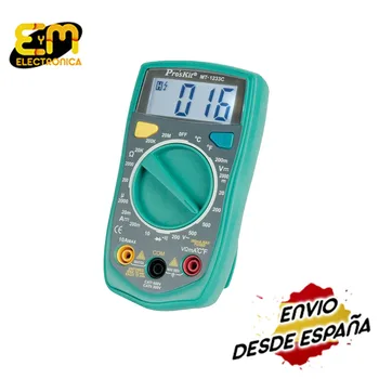 EYM | Multimetro digital TOTE, backlit, Ohms meter, temperature meter, Overload protection, intuitive
EYM | Multimetro digital TOTE, backlit, Ohms meter, temperature meter, Overload protection, intuitive