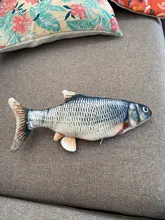 Gato cargador USB juguete interactivo de disquete pez gato realista juguete de gatos domésticos masticar morder juguetes suministros para mascotas gatos perro de juguete