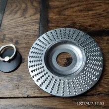 Amoladora angular de madera redonda, rueda con disco abrasivo, revestimiento de carburo, 16MM /22MM, herramienta rotativa para tallado y lijado