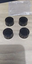 Perillas de Control de velocidad para guitarra eléctrica, 4 Uds., TAMAÑO MÉTRICO, acrílico, tono de volumen, LP SG