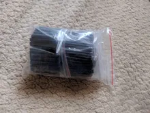 Manguito termorretráctil negro, Kit surtido de tubos de conexión eléctrica, envoltura de Cable eléctrico, 127 Uds.