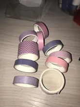 10 unids/lote Cinta de Washi de adhesivos de Cinta Adhesiva Scrapbooking Cinta Adhesiva Decorativa Washitape Bant adhesivo flor sólido