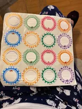 Etiquetas para tarros de especias de vidrio 2 en, pegatinas de frascos vacíos de colores, adhesivo decorativo redondo, 5 hojas resistentes al agua