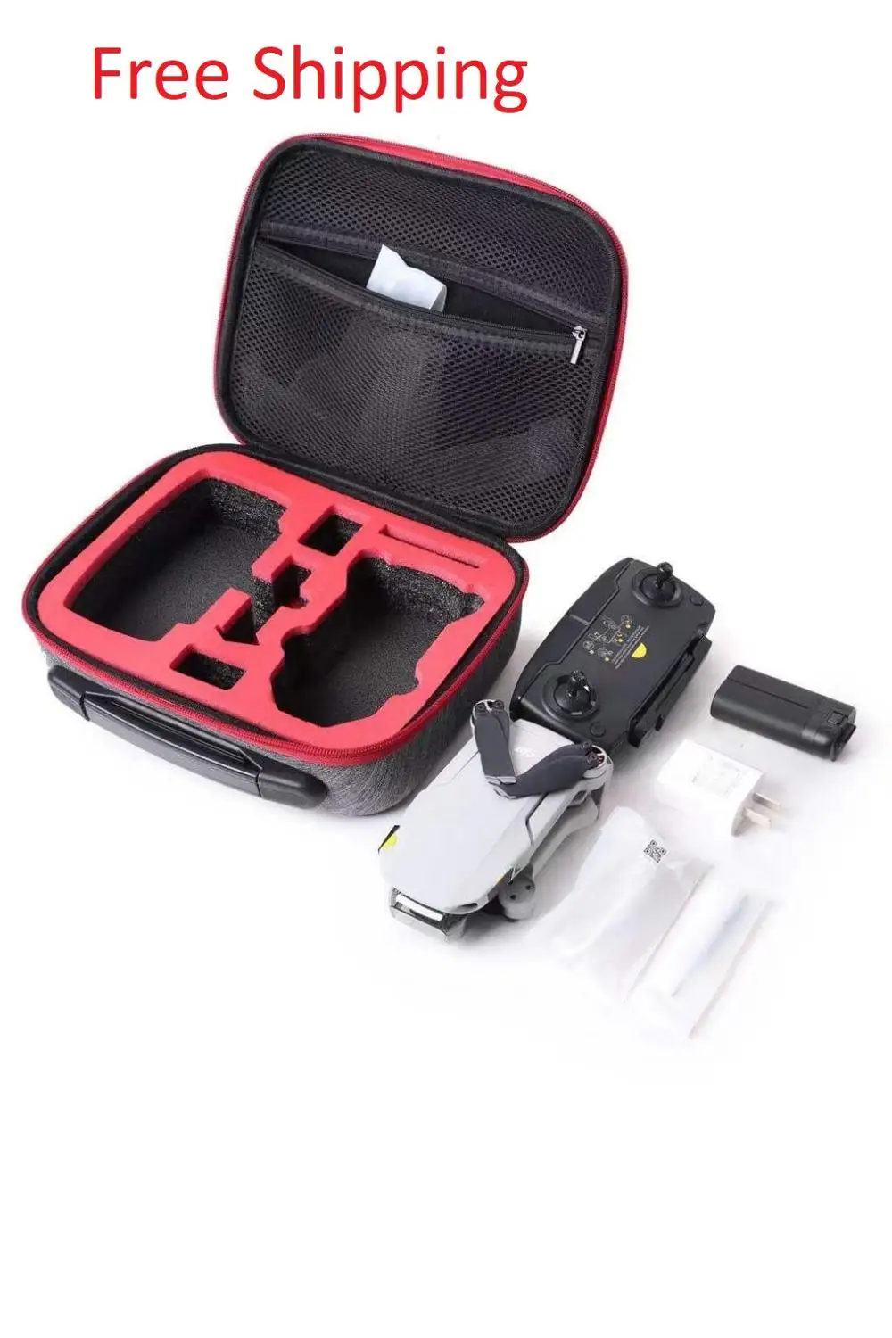 "DJI Mavic Mini Bag" RED Carrying Case Portable Storage for Drone Remote Control Accessories Handheld Hard Bag Case
"DJI Mavic Mini Bag" RED Carrying Case Portable Storage for Drone Remote Control Accessories Handheld Hard Bag Case
