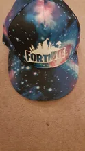 Sombrero de cielo estrellado Fortnite, gorra luminosa, juguete para regalo de fiesta, sombreros brillantes de noche, accesorios de cumpleaños, decoración ajustable de 56-64CM