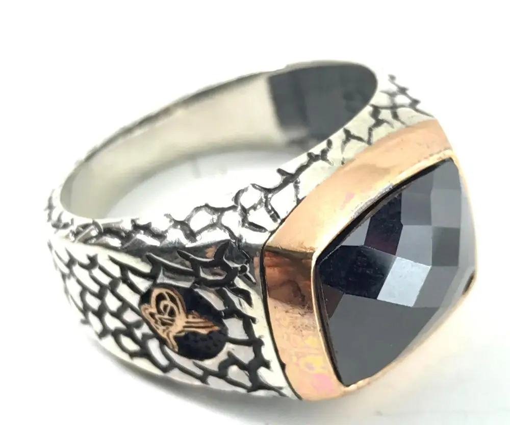 LARGE MIDDLE RECTANGULAR BLACK STONE CHIC STONE SIDES BRICK PATTERNED ORNAMENTAL CHARISMATIC RING 925 SILVER Muslim Ring
LARGE MIDDLE RECTANGULAR BLACK STONE CHIC STONE SIDES BRICK PATTERNED ORNAMENTAL CHARISMATIC RING 925 SILVER Muslim Ring