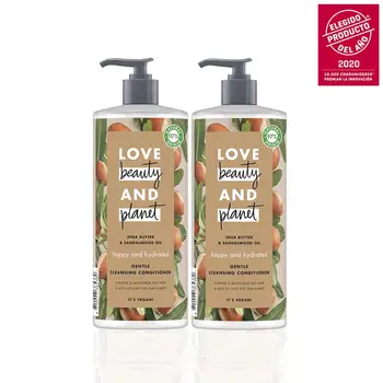 LOVE BEAUTY AND PLANET Set 2 wash creams for dry Shea Butter & Sandalwood hair vegan container 100% recyclable
LOVE BEAUTY AND PLANET Set 2 wash creams for dry Shea Butter & Sandalwood hair vegan container 100% recyclable