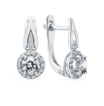 Silver earrings with cubic zirconia sunlight sample 925
Silver earrings with cubic zirconia sunlight sample 925