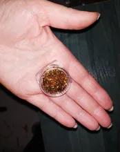 Molde artístico de resina epoxi para decoración, hoja de oro brillante de lujo, rellenos de lámina dorada, materiales dorados, joyas de decoración, herramienta de fabricación