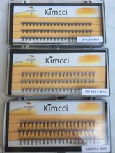 Kimcci de 60 uds maquillaje profesional cúmulo Individual pestañas injerto falsas pestañas con envío gratis