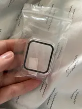 Cristal templado + funda para reloj, Protector de pantalla para carcasa de reloj Apple, 44mm, 40mm, 42mm y 38mm, para Iwatch SE 6, 5, 4, 3, 2, 1