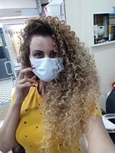 Pelo Rizado Afro, ondulado, sintético, resistente al calor, ondas profundas, extensiones de cabello, marrón, 2 unidades/lote, 26 pulgadas