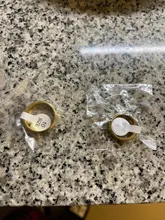 MANGOSKY-anillo de acero inoxidable dorado para hombre y mujer, 4mm, 6mm