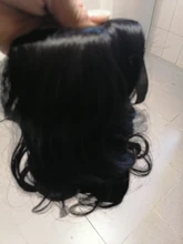 MANWEI-coletero ondulado corto de 12 pulgadas para mujer, coleta sintética con Clip en la cola del pelo, negro, marrón, cola de caballo