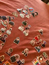 Pegatinas Kpop para ordenador portátil, equipaje, Maleta de motocicleta, monopatín, teléfono, PVC, 50 Uds.