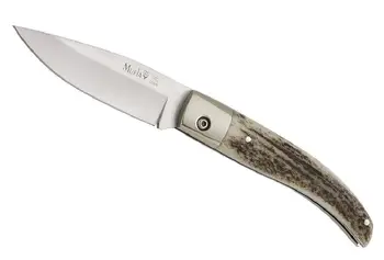 P-8VA cm stainless steel MoVa blade sachette knife and deer shaft grip 8,5 cm. 
P-8VA cm stainless steel MoVa blade sachette knife and deer shaft grip 8,5 cm.