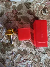 1Pc de 45 grados de bloqueo de broca para ranuradora de inglete 6mm 1/4 mango madera Tenon herramienta de corte de fresado perforación fresado para madera aleación de carburo