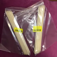 Quitacutículas de madera para uñas, removedor de diamantes de imitación portátil de doble cabeza, decoración de cutículas, 10/20/50/100 Uds.