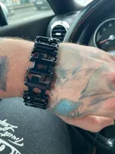 Pulsera multifunción de acero inoxidable para bicicleta, Kit de herramientas de conducción de perno, pulsera de banda de rodadura, herramienta fácil de usar para exteriores