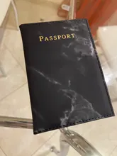 Fundas de pasaporte de cuero sintético para hombre y mujer, cartera informal con soporte para pasaporte de viaje, tarjetero para tarjetas de crédito bancarias